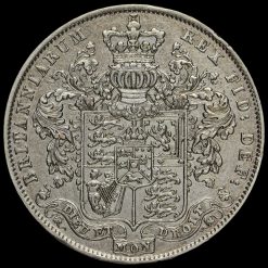 1826 George IV Milled Silver Half Crown Reverse