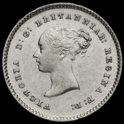 1838 Queen Victoria Young Head Silver Maundy Twopence Obverse