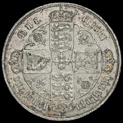 1852 Queen Victoria Gothic Florin Reverse