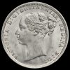 1882 Queen Victoria Young Head Silver Threepence Obverse
