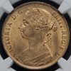 1887 Queen Victoria Bun Head Penny Obverse