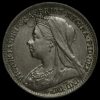1899 Queen Victoria Veiled Head Silver Threepence Obverse