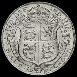 1920 George V Silver Half Crown Reverse