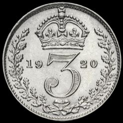 1920 George V Silver Threepence Reverse