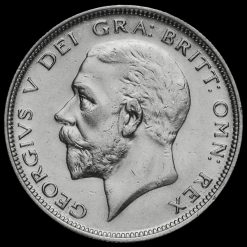 1932 George V Silver Half Crown Obverse