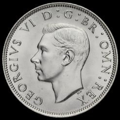 1942 George VI Silver Half Crown Obverse