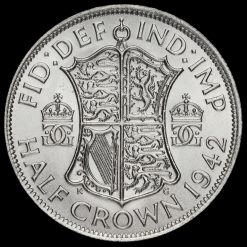 1942 George VI Silver Half Crown Reverse
