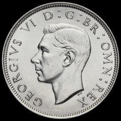 1946 George VI Silver Half Crown Obverse