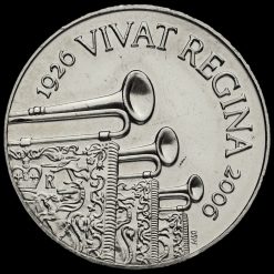 2006 Queen Elizabeth 80th Birthday £5 Crown Reverse