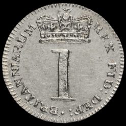 1818 George III Milled Silver Maundy Penny Reverse
