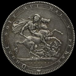 1819 George III Milled Silver LIX Crown Reverse