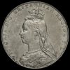 1889 Queen Victoria Jubilee Head Silver Maundy Fourpence Obverse