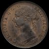 1889 Queen Victoria Bun Head Penny Obverse