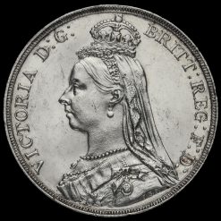 1891 Queen Victoria Jubilee Head Crown Obverse