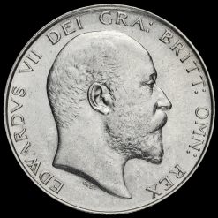 1902 Edward VII Silver Half Crown Obverse