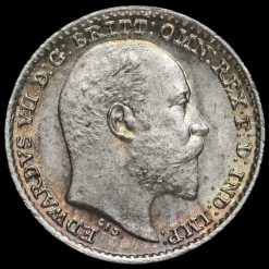 1904 Edward VII Silver Maundy Penny Obverse