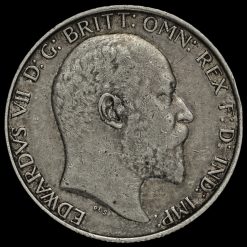 1906 Edward VII Silver Florin Obverse