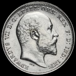 1907 Edward VII Silver Threepence Obverse