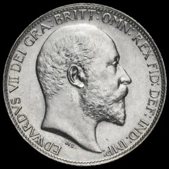 1909 Edward VII Silver Sixpence Obverse