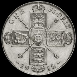1912 George V Silver Florin Reverse