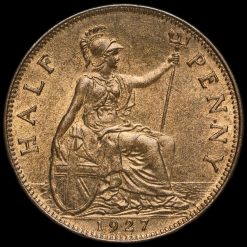 1927 George V Halfpenny Reverse