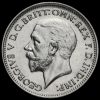 1934 George V Silver Sixpence Obverse