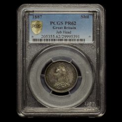1887 Queen Victoria Jubilee Head Silver Proof Shilling