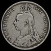 1891 Queen Victoria Jubilee Head Silver Florin Obverse