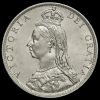 1891 Queen Victoria Jubilee Head Silver Florin Obverse