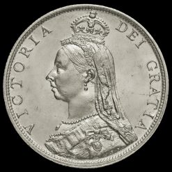 1891 Queen Victoria Jubilee Head Silver Florin Obverse