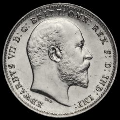 1902 Edward VII Silver Threepence Obverse