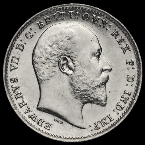 1902 Edward VII Silver Threepence Obverse