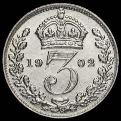 1902 Edward VII Silver Threepence Reverse