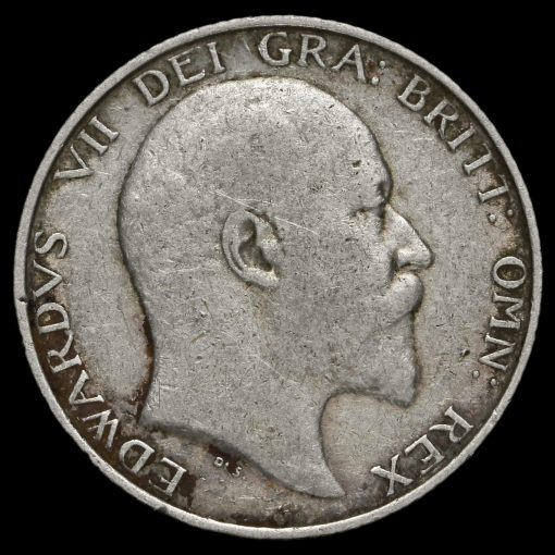 1903 Edward VII Silver Shilling Obverse