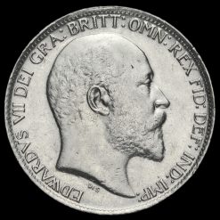 1905 Edward VII Silver Sixpence Obverse