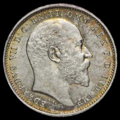 1905 Edward VII Silver Maundy Fourpence Obverse