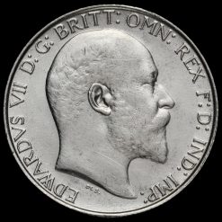 1907 Edward VII Silver Florin Obverse