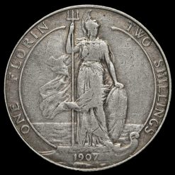 1907 Edward VII Silver Florin Reverse