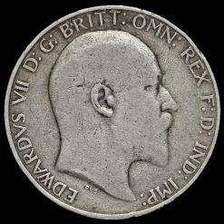 1910 Edward VII Silver Florin Obverse