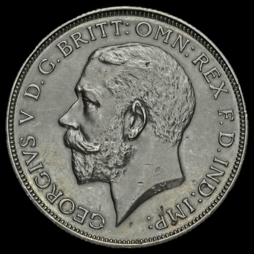1911 George V Silver Proof Florin Obverse