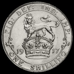 1917 George V Silver Shilling Reverse