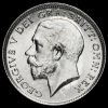 1918 George V Silver Sixpence Obverse