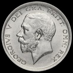 1920 George V Silver Half Crown Obverse