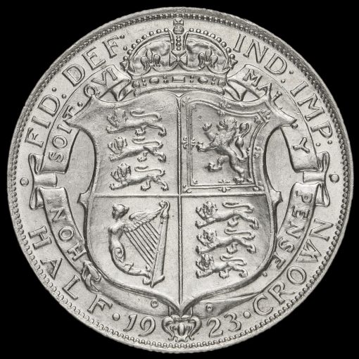 1923 George V Silver Half Crown Reverse