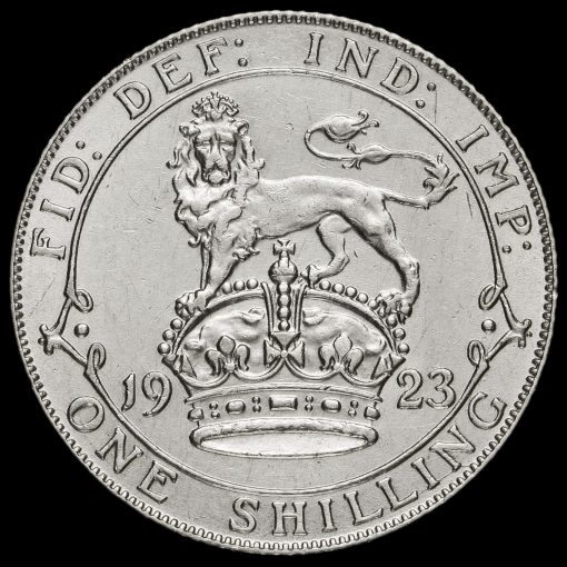 1923 George V Silver Shilling Reverse