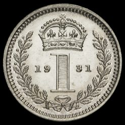 1931 George V Silver Maundy Penny Reverse