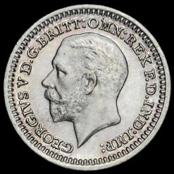 1934 George V Silver Maundy Penny Obverse