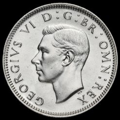 1943 George VI Silver Scottish Shilling Obverse