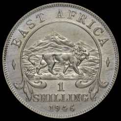 East Africa 1946 George VI Shilling Reverse