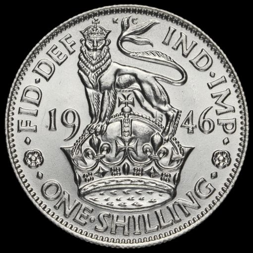 1946 George VI Silver English Shilling Reverse